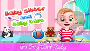 Babysitter and Baby Care Affiche