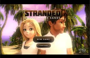 Stranded Escape White Sands - Adventure Mystery Poster