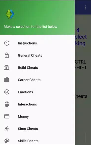 More cheats for the Sims 4::Appstore for Android