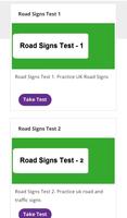 Road Traffic Signs Test UK Affiche
