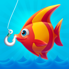 낚시꾼 래리:  재미있는 유휴낚시:  물고기 잡기 아이콘