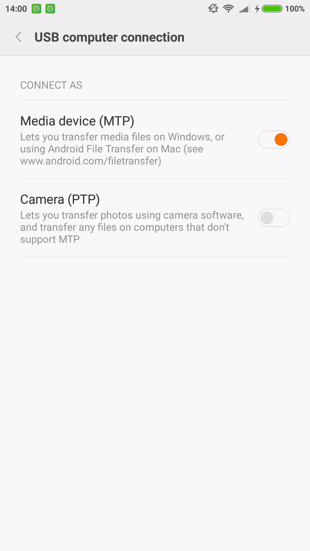 USB Settings für Android - APK herunterladen