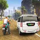 Indian Bike & Car simulator 3d icône