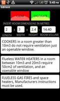 GB Gas Ventilation Calculator اسکرین شاٹ 2