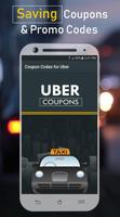 Coupon Codes for Uber Affiche
