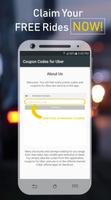 Coupon Codes for Uber capture d'écran 3