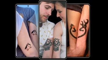 Couple Tattoo Designs Plakat