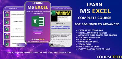 Learn MS EXCEL Affiche