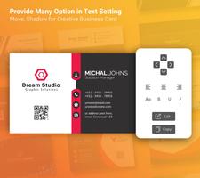 Business Card Maker تصوير الشاشة 1