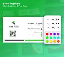 Business Card Maker تصوير الشاشة 3