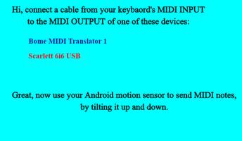 Motion Sensor Midi Controller スクリーンショット 2