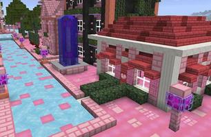 Pink house for minecraft 截图 1