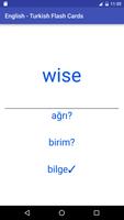 Eng Turkish Flash Cards screenshot 2