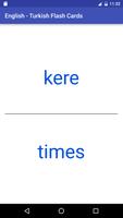 Eng Turkish Flash Cards Screenshot 3
