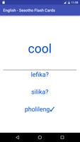 Eng Sesotho Flash Cards captura de pantalla 2