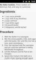 برنامه‌نما Cookie Recipes عکس از صفحه