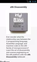 X86 Disassembly poster
