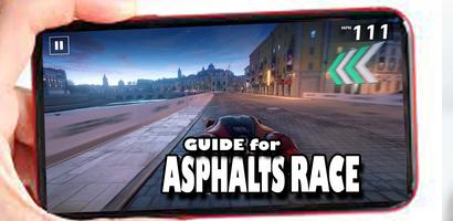 Guide book for Aspalts Race poster