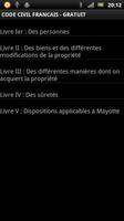 Code Civil Français capture d'écran 1
