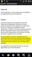 2 Schermata Code Civil Français