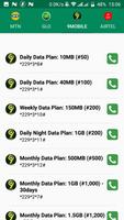 Naija Data Plan Codes | Airtel, Mtn, Glo, 9mobile ポスター