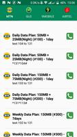Naija Data Plan Codes | Airtel, Mtn, Glo, 9mobile اسکرین شاٹ 2