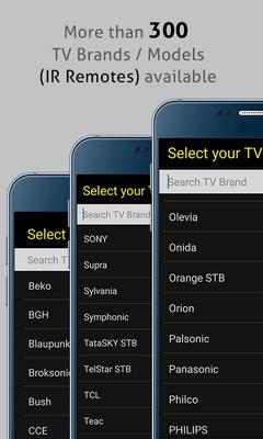 Universal TV Remote Control Screenshots