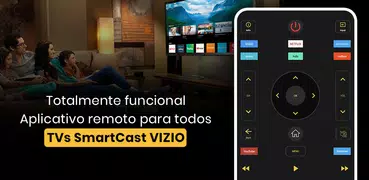 Remoto para Smart TV VIZIO: Co