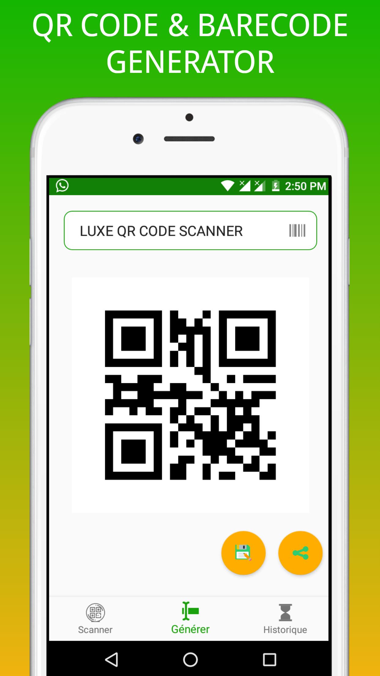 Luxescan Qr Code Scanner Gratuit Pour Android