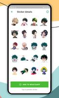 My Hero Academia Stickers ảnh chụp màn hình 2