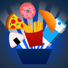 Match 3d food - find pairs ikon