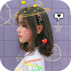 Live face sticker sweet camera アイコン