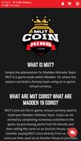 Mut Coin King - Madden Ultimate Team تصوير الشاشة 2