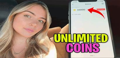 Earn for TIK TOK Live & Coins Affiche
