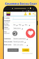 Colombia Social Chat - Meet and Chat with singles capture d'écran 1