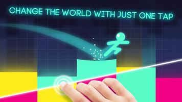 Color Ball Panic - jump on platforms and switch Ekran Görüntüsü 1