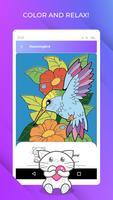 Color by number, coloring poster