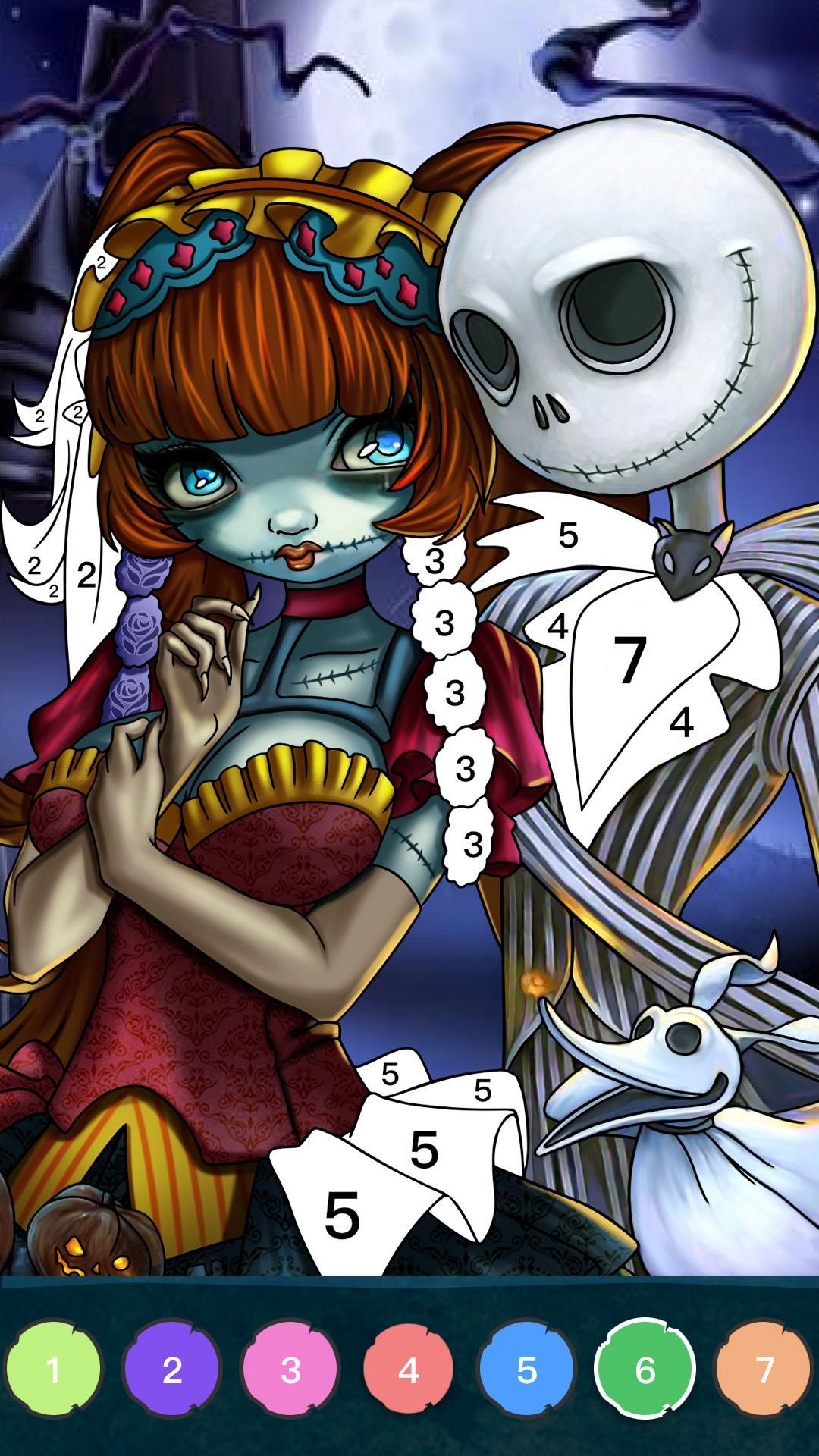 Download Zombie Coloring - Color by Numbers & Art Books for Android ...