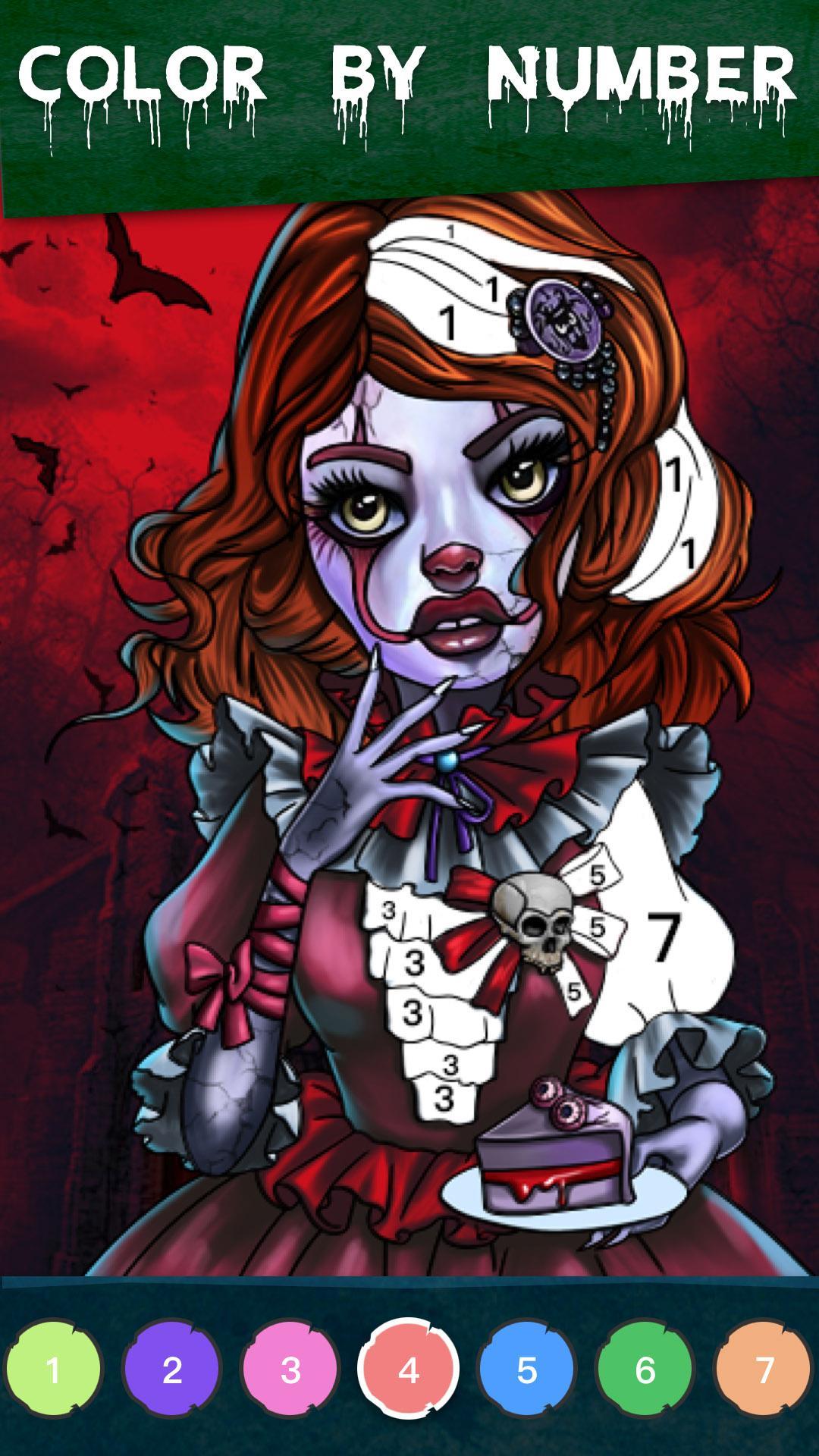 Download Zombie Coloring - Color by Numbers & Art Books for Android ...