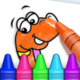 Coloring games 4 kids-Dino Fun APK