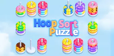 Hoop Sort Puzzle：Pila de color