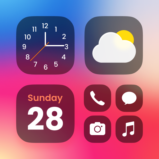 Widgets de cores iOS, iWidgets