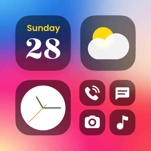 彩色小工具，主題：iWidgets