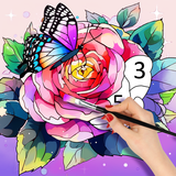 Coloring Book-lake colouring icon