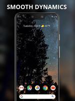 Colorful light under the stars live wallpaper screenshot 1