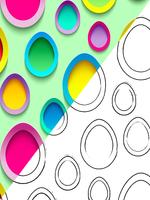 Coloring Pages : Easter Eggs capture d'écran 3