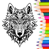 Animal coloring pages games 图标