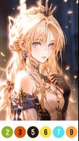Game mewarnai:Menggambar anime screenshot 2