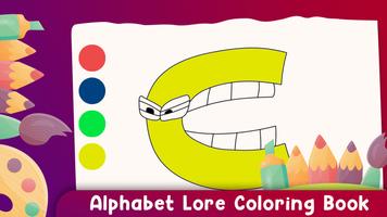 Alphabet Lore Coloring Book Ekran Görüntüsü 2