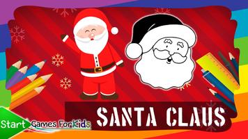 Malbuch Santa Claus Plakat